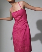 Women's Dress Fuchsia Cotton Poplin 100465 Fuchsia Women's Dress Fuchsia Cotton Poplin 100465 Fuchsia